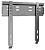 Кронштейн для телевизора Trone LPS 20-60  черный 20"-32" макс.75кг  фиксированный