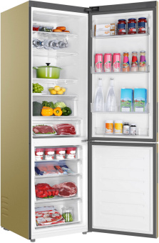 Холодильник Haier C4F640CGGU1 золотистый 