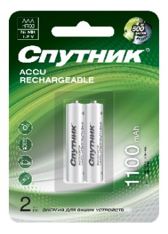 СПУТНИК NI-MH HR03 1100 MAH