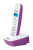 Р/Телефон Dect Panasonic KX-TG1611RUF фиолетовый/белый АОН Р/Телефон Dect Panasonic KX-TG1611RUF фиолетовый/белый АОН