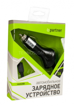 Зарядное устройство PARTNER АЗУ MINI USB, 1А