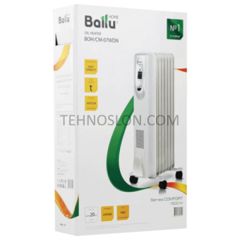 Масляный обогреватель BALLU BOH/CM-07WDN - 7 секций