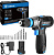 DEKO DKCD12V PRO в кейсе co съемным патроном + оснастка 13 шт, 12В, 2х1.5Ач 083-1004