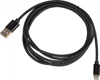 Кабель USB (m)-Lightning (m) 2м черный