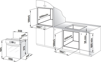 Духовка встраиваемая GEFEST ДА 602-02 К64 S