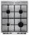 Плита газовая Gorenje GGI5A21XJ серебристый Плита газовая Gorenje GGI5A21XJ серебристый
