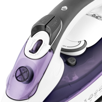 Утюг Vitek VT-8356 2600Вт белый/фиолетовый