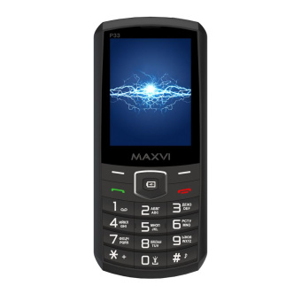 Мобильный телефон Maxvi P33 Black черный