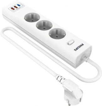 Сетевой фильтр Philips CHP4336WB/51 3роз. 3м белый