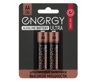 ENERGY Батарейка алкалиновая Energy Ultra LR6/2B (АА) (104403)