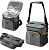 LEONORD Термосумка ML15202, 20л, р-р: 30x22x30см, цвет: серый+оранжевый 104933
