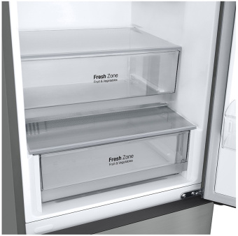 Холодильник  LG GC-B459ANMW  серебристый