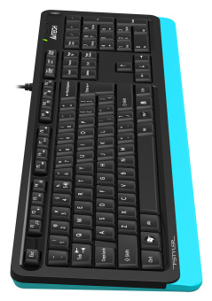Клавиатура A4Tech Fstyler FKS10 черный/синий USB