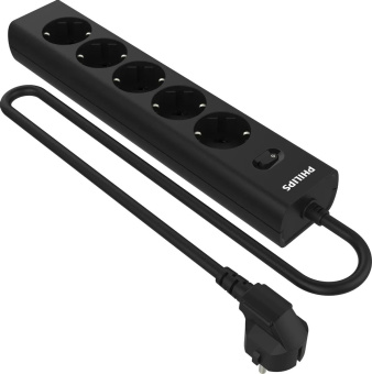 Сетевой фильтр Philips CHP2155BB/51 5роз. 3м черный