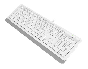 Клавиатура A4Tech Fstyler FK10 белый/серый USB