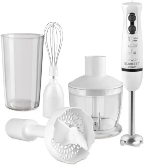 Блендер погружной Scarlett SC-HB42M33 700Вт белый