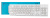 Клавиатура Оклик 505M белый USB slim