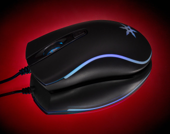 Мышь Оклик 704G TOKUGAWA черный оптическая (1600dpi) USB (4but)