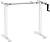 Подстолье Cactus CS-MDF-WT белый черный каркас белый 133x118x60см