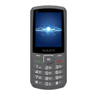 Мобильный телефон Maxvi P33 Dark Grey темно-серый