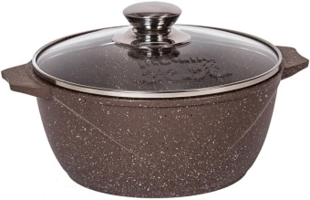 МЕЧТА 44806 Гранит brown 4л со стеклянная крышка