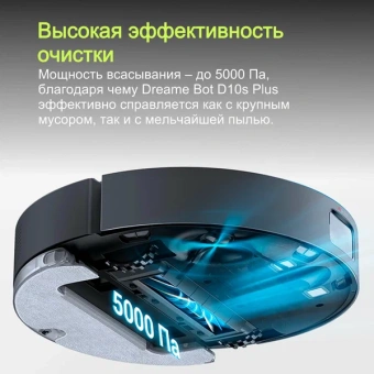 Робот-пылесос Dreame D10s Plus черный (RLS6AD)