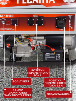 Генератор Ресанта БГ11000Э 9кВт