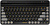 Клавиатура A4Tech Fstyler FBK30 черный/серый USB беспроводная BT/Radio slim Multimedia (FBK30 BLACKCURRANT)