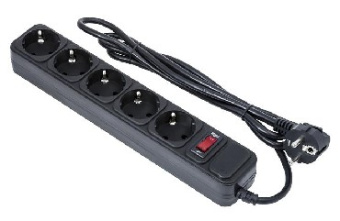 EXEGATE SP-5-3B (5 розеток/3M/евровилка) черный