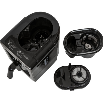 Кофеварка капельная JVC JK-CF36 600Вт черный/серебристый