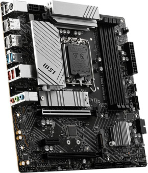 Материнская плата MSI PRO B760M-A DDR4 II Soc-1700 Intel B760 4xDDR4 mATX AC`97 8ch(7.1) 2.5Gg+HDMI+DP