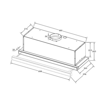Вытяжка Korting KHP 9815 GN