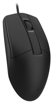 Мышь A4Tech OP-330 черный оптическая (1000dpi) USB (3but)