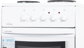 Плита Электрическая Flama AE 1403 W белый эмаль