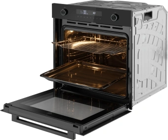 Духовой шкаф Weissgauff EOM 741 PDB Black Edition