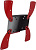 Кронштейн для телевизора Holder LCDS-5058 черный глянец 19"-47" макс.30кг настенный наклон