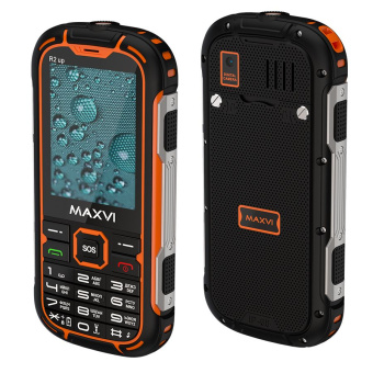 Мобильный телефон Maxvi R2 up orange оранжевый