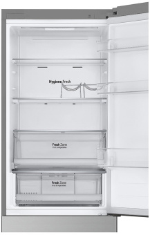Холодильник  LG GC-B459ANMW  серебристый