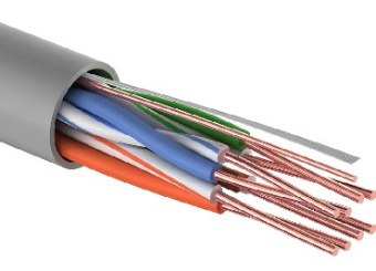 REXANT (01-0043) UTP 4PR 24AWG CAT5E 305м (бухта)