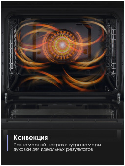 Духовой электрический шкаф Zigmund & Shtain E 176 B черный