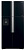 Холодильник Hitachi R-W660PUC7 GBK 2-хкамерн. черное стекло (двухкамерный)