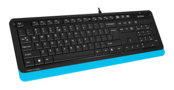 Клавиатура A4Tech Fstyler FK10 черный/синий USB