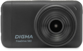 Видеорегистратор Digma FreeDrive 580 черный 140° 1296x2304 (FD580)