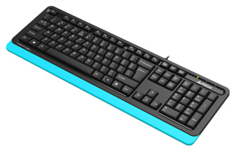 Клавиатура A4Tech Fstyler FKS10 черный/синий USB
