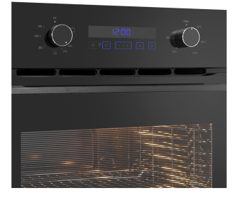 Духовой шкаф Газовый Maunfeld MOGM703B2 черный