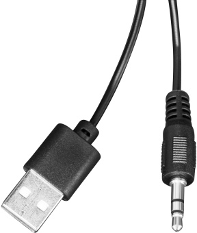 Колонки Оклик OK-119 2.0 черный 4Вт