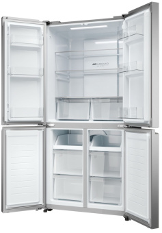 Холодильник Haier HTF-425DM7RU серебристый 