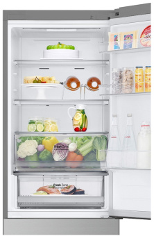 Холодильник  LG GC-B459ANMW  серебристый
