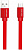 MORE CHOICE (4627151194509) K20m USB 2.1A для micro плоский USB - 1м Red