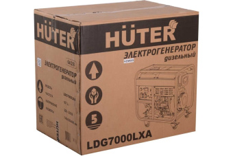Электрогенератор дизельный Huter LDG 7000LXА